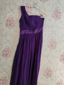 Elegant Purple Maxi Dress