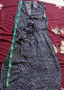 Paisley Print Sleeveless Dress