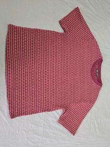 ZARA Textured Jacquard Top