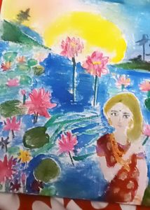 Lotus Painting
