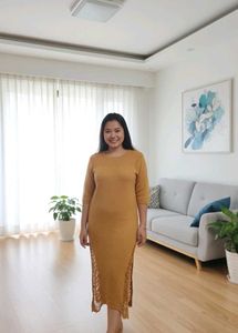 Elegant Knit Midi Dress (34 to 36 bust)