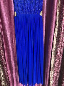 Elegant Blue Party Dress