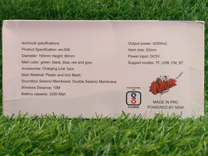 Woos WS-006 Wireless Bluetooth Speaker