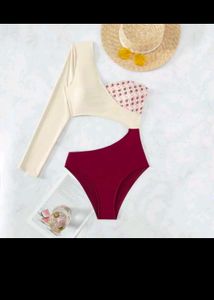 One Piece Assymetrical Swimsuit