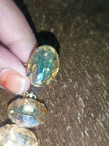Necklace With Bracelet, Ring And Earrings