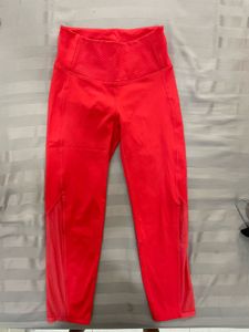 Hot Red Activewear Leggings
