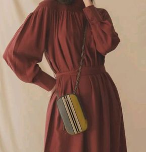 Striped Crossbody Bag
