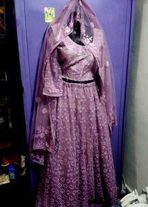 Lahnga Purple Colour Size Issues So I Want To Sel