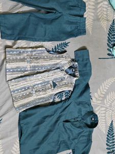 Ethnic kurta pant with waistcoat