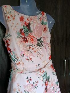 Floral Print Sleeveless Dress