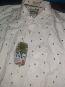 White Shirt with tag Never Used.