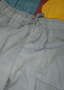 Blue Cargo Joggers