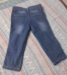 3/4 Jeans For Kids 6-10 Years