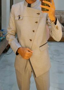 Stylish Blue Bandhgala Suit with Pant