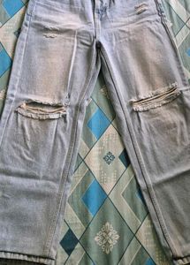 Combo Of Ripped Light Wash Jeans