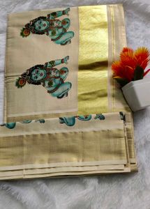 Kerala Kasavu Saree