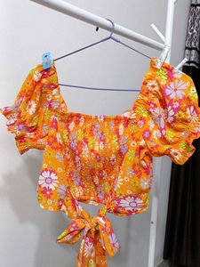Floral Crop Top