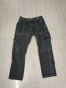 Baggy acid wash cargos