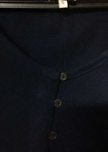 Blue Long Sleeve Top