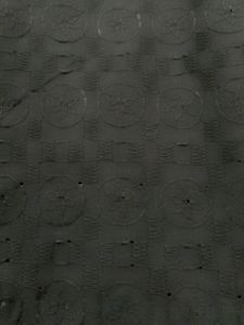 Black Embroidered Fabric
