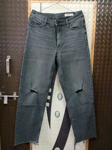 Mark & Spencer Distressed Wide Leg Jeans