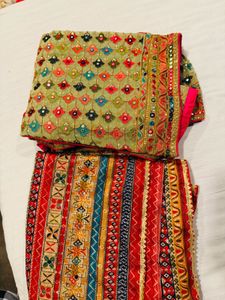 combo rangoli duppatta❤️‍🔥a Aa