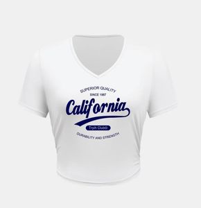 California Graphic V-Neck Tee