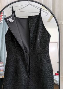 H&amp;M Black midi dress