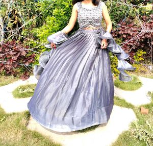 Pretty Grey Lehenga