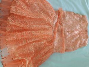 Orange Color Frock ( Girls )