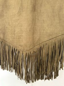Fringe Suede Skirt