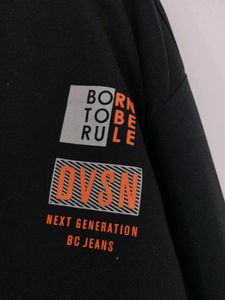 Black Graphic Print T-Shirt