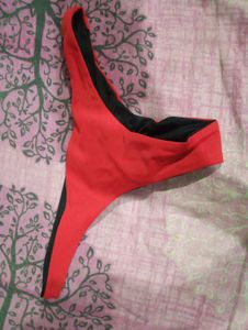 Red Bikini Panty Tong