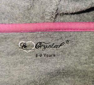 Gray Sleeveless Zip-Up Hoodie