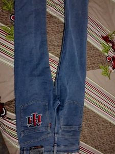 Embroidered Teddy Bear Jeans