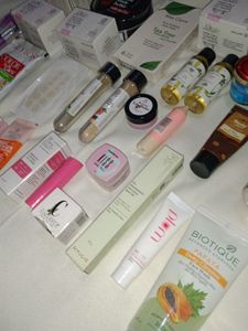 Combo Of Skin Care And Makeup Products