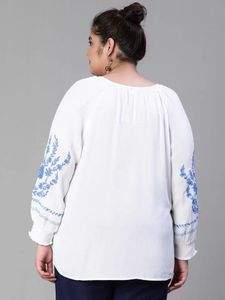 Floral Embroidery Top
