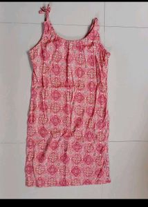 Pink Patterned Sundress