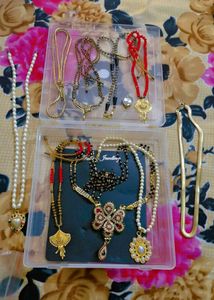 9 Necklace Nd Chain Set Combo