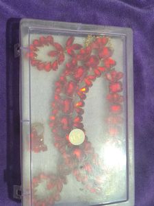 Red Jewelry Set