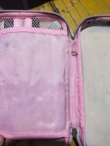 Pink Zippered Pouch