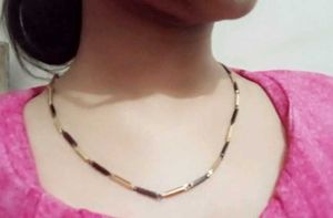 Stylish Gold & Black Chain