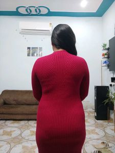 Chic Knit long sweater dress