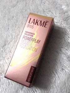 LAKME Powerplay Mousse Foundation, Matte Finish, F