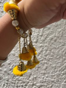 Yellow Tassel Bracelet