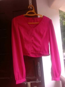 Pink Long Sleeve Top