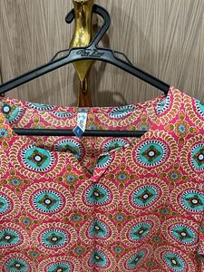 Printed Pink Kurta
