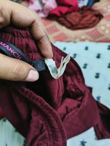 Rangmanch Pure cotton Brownish Maroon Chudidar