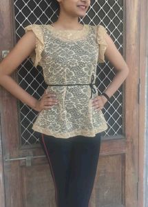 Vintage Ruffled Top
