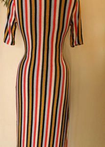 Zara Striped Maxi Dress